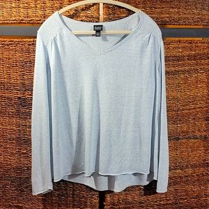 Eileen Fisher Linen/Silk Knit Top